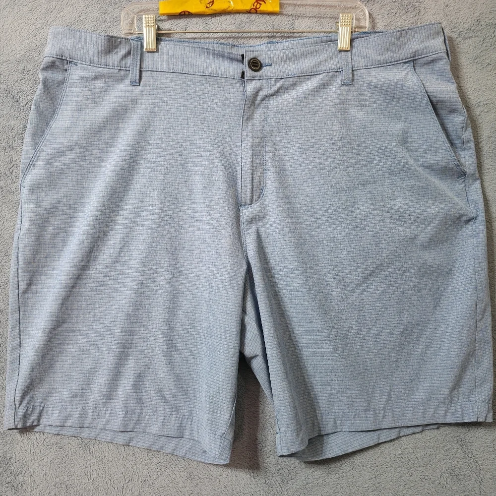 World Wide Sportsman Chino Shorts Men's 44 Medium Blue Stretch